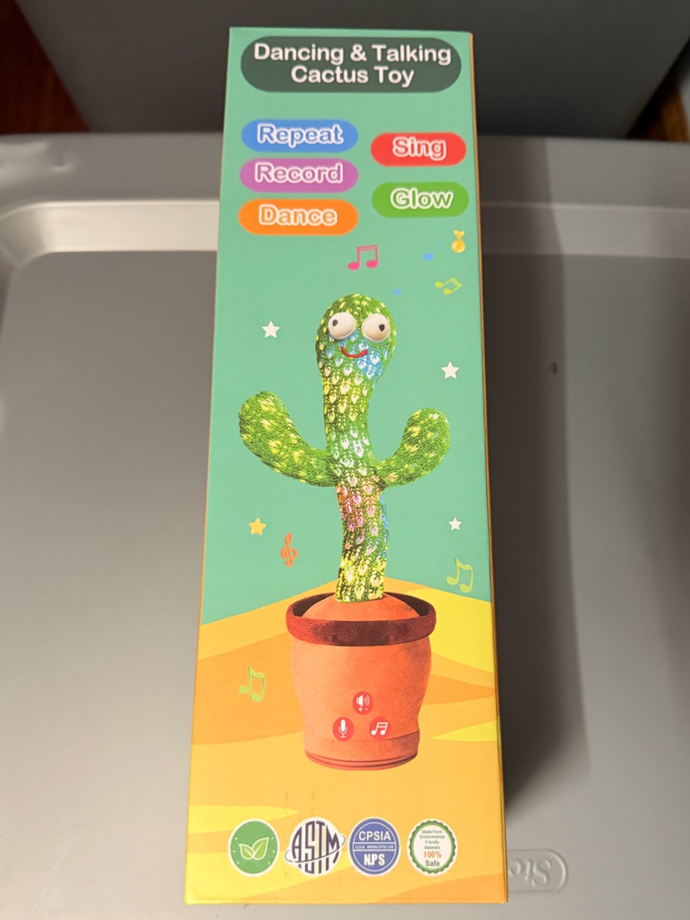 Green Dancing Glow Cactus Toy - Kids Toys
